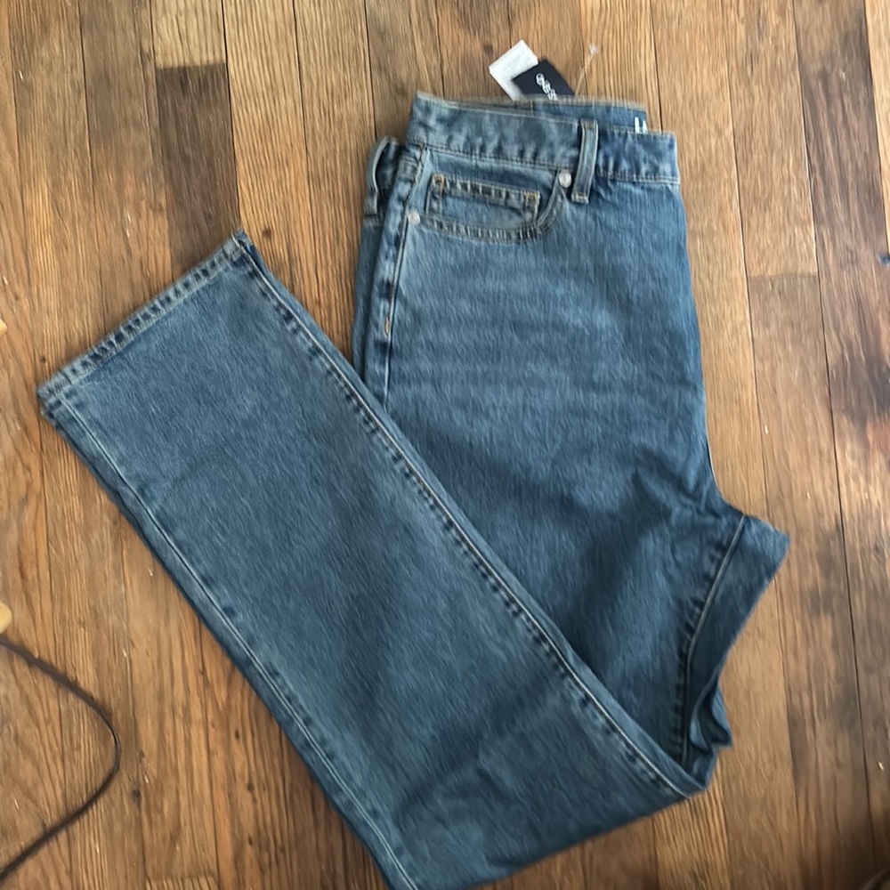Lands End Women’s Size 14 Denim Jeans NWT 32” Inseam